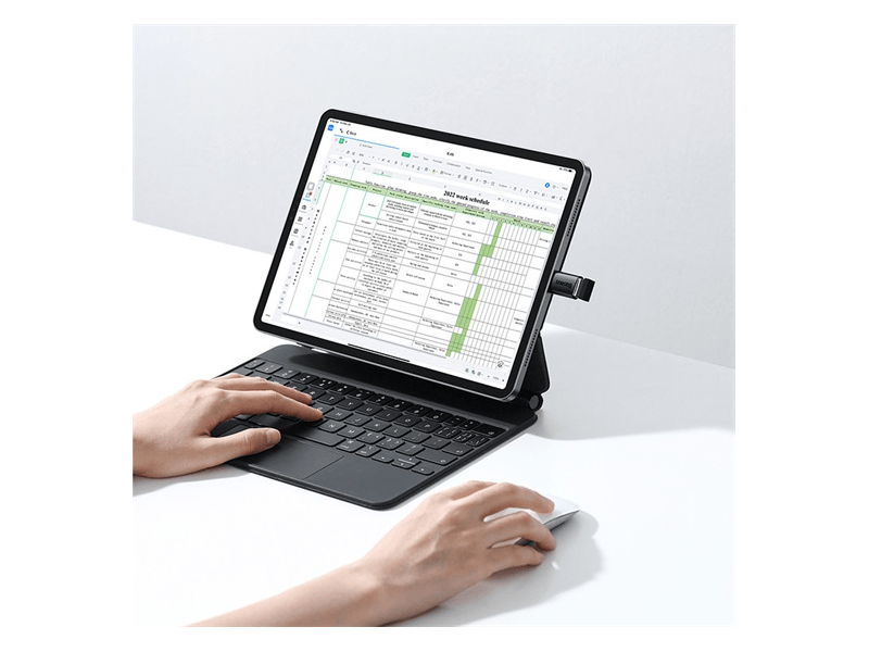 Baseus Ingenuity Mini USB Type-C – USB Type-A OTG adapter, kék