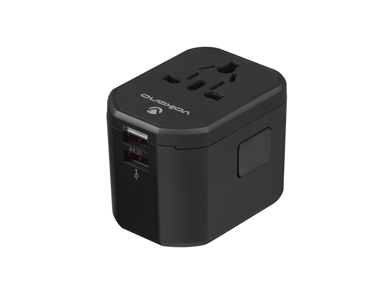 Volkano VK8018BK Worldwide Series utazó töltőadapter