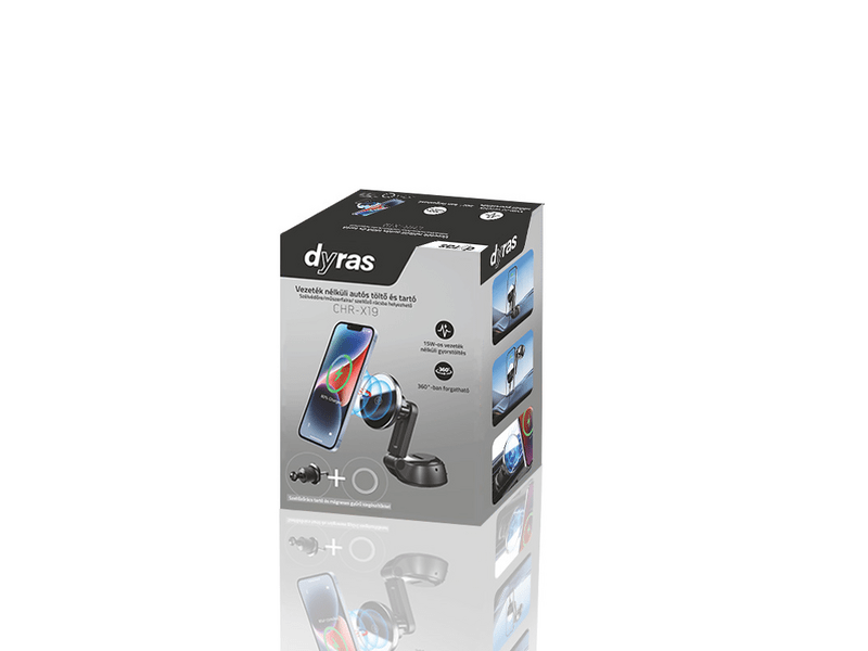 Dyras CHR-X19 bežični auto punjač i držač