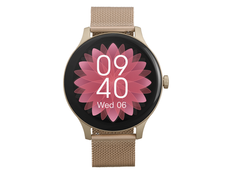 Garett Classy Okosóra, arany, acél szíj