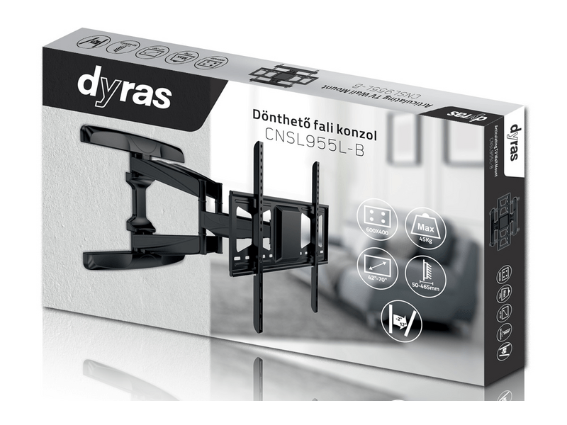 Dyras CNSL955L-B Dönthető fali konzol