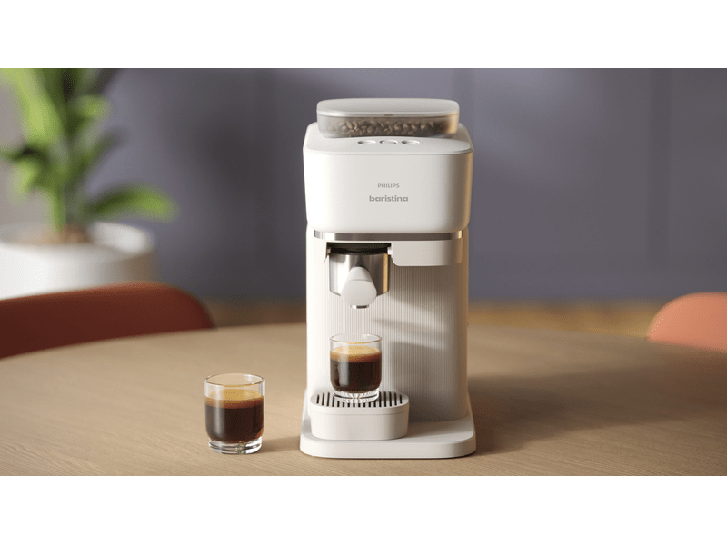 Philips Baristina Automata Eszpresszógép, fehér (BAR300/00)