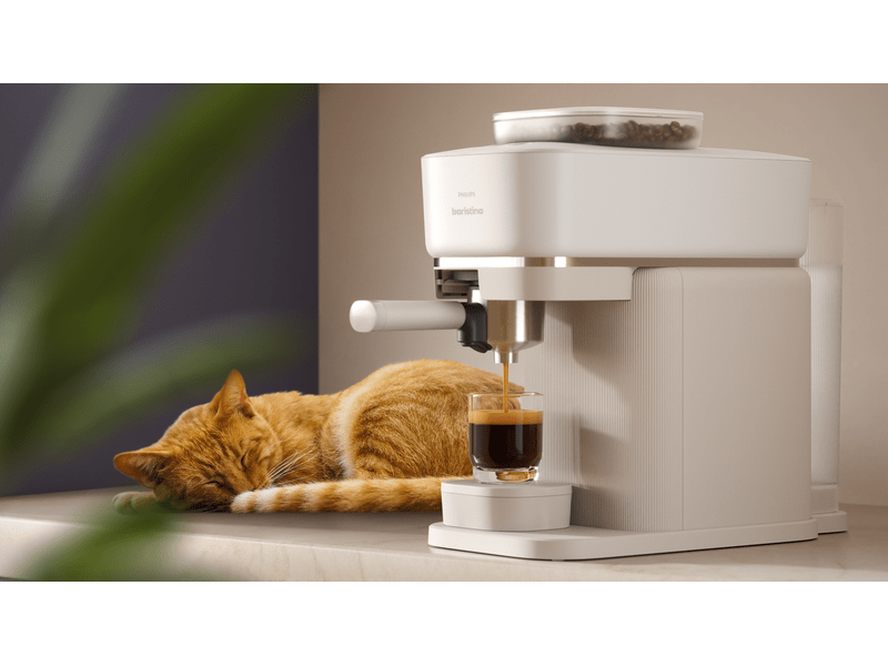 Philips Baristina Automata Eszpresszógép, fehér (BAR300/00)