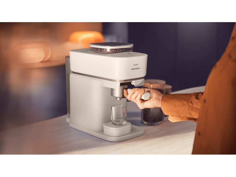 Philips Baristina Automata Eszpresszógép, fehér (BAR300/00)