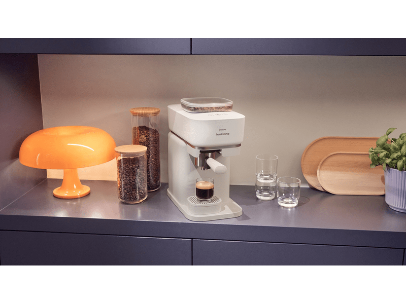 Philips Baristina Automata Eszpresszógép, fehér (BAR300/00)