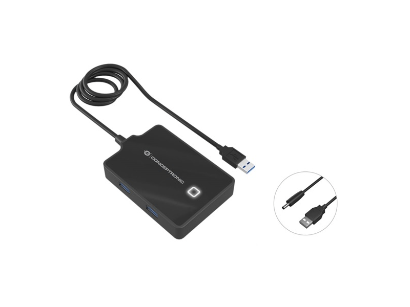 Conceptronic HUBBIES11B 4 portos USB 3.0 HUB