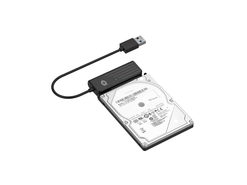 Conceptronic átalakító - ABBY01B (USB-A 3.0 to SATA, Kompatibilis: 2,5