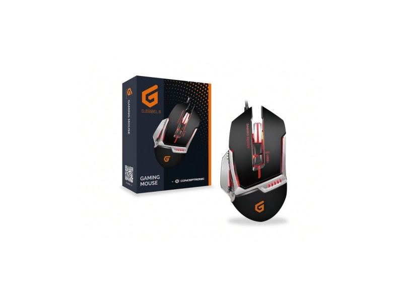 Conceptronic DJEBBEL02B Gamer egér