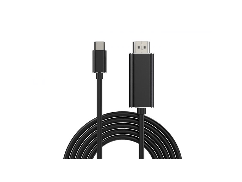 Conceptronic Kábel - ABBY04B (USB-C to HDMI, 4K/30Hz, 2m, fekete)