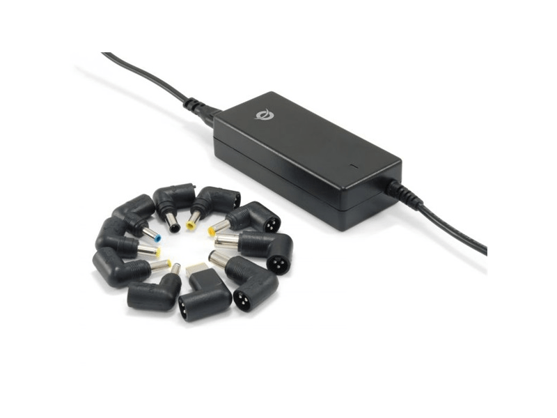 Conceptronic Univerzális Töltő adapter 65W - CNB65 (10 csatlakozó, túlfeszültség/rövidzárlat/túlmelegedés védelem)