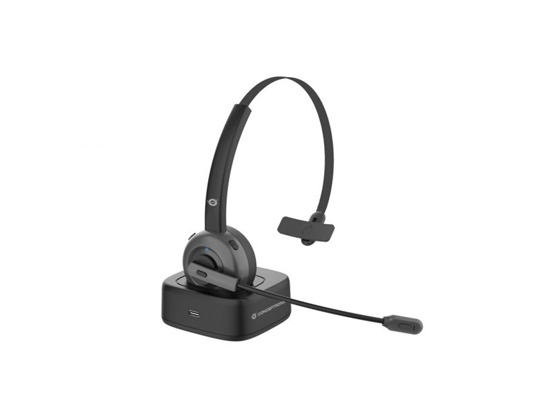 Conceptronic POLONA03BD Vezeték nélküli headset, fekete