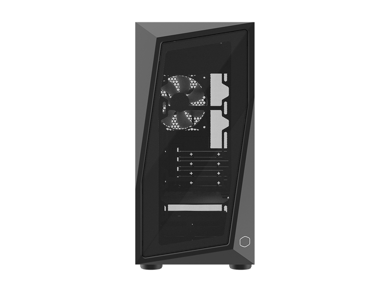 COOLER MASTER Ház Mini Tower ATX CMP 320L, 1db Ventilátorral, Tápegység nélkül, Üvegfalú, Fekete