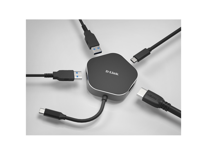 D-Link DUB-M420 USB-C HUB, 2xUSB, 1xHDMI, 1xUSB-C
