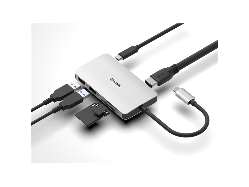 D-Link DUB-M610 6in1 USB-C HUB