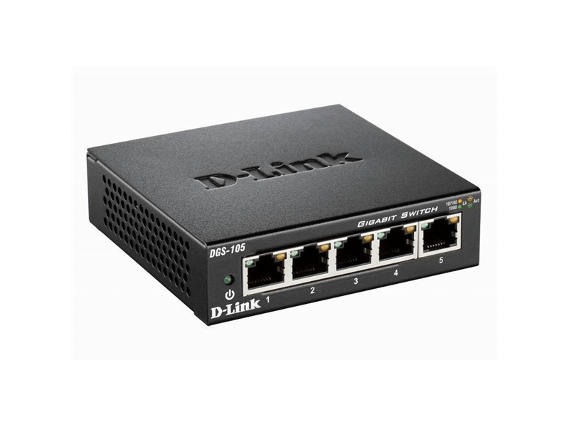 D-Link DGS-105/E 5 portos Gigabit Switch