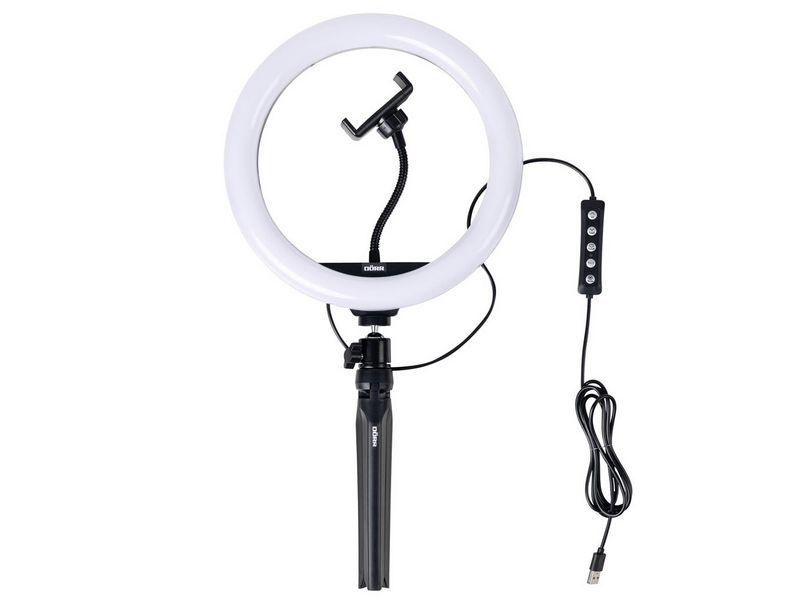 Dörr VL-26 RGB Vlog szett, körlámpa, állvány (371089)