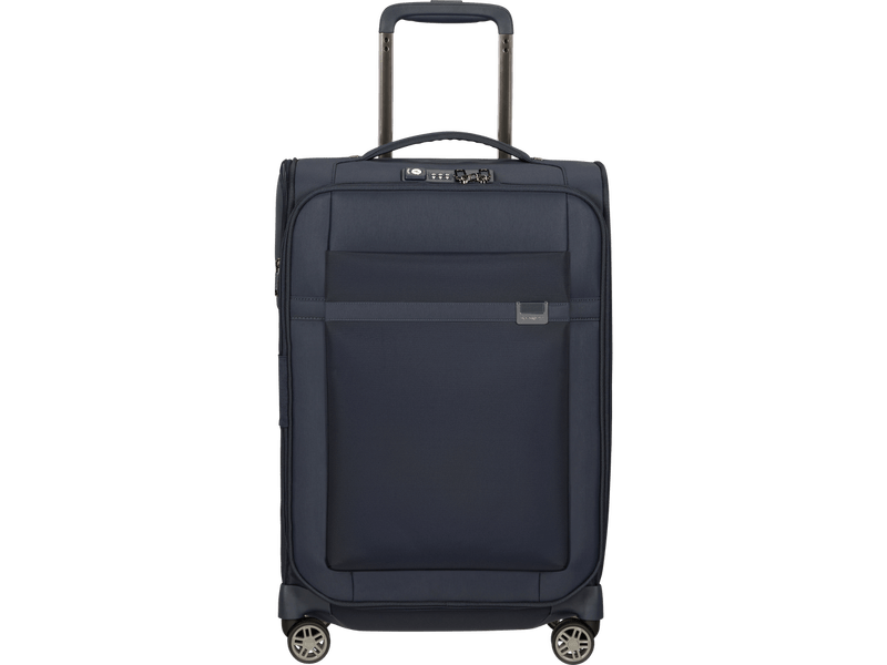 Samsonite Airea Spinner Bővíthető bőrönd, 55 cm, sötétkék (133622-1247)