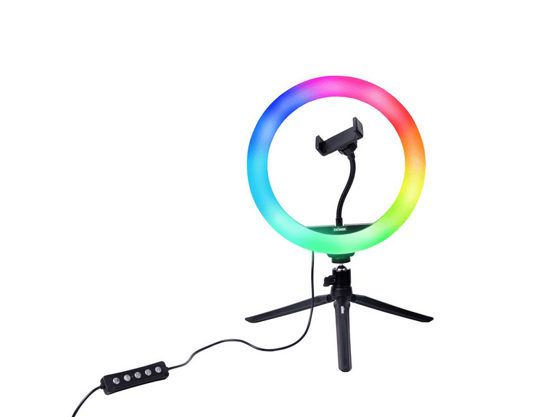Dörr VL-26 RGB Vlog szett, körlámpa, állvány (371089)