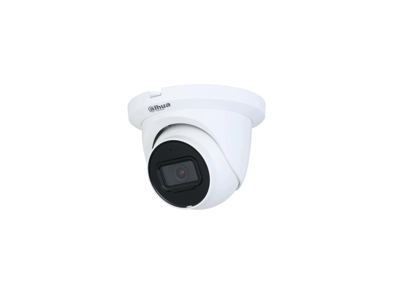 Dahua IP turretkamera - IPC-HDW2241TM-S (2MP, 2,8mm, kültéri, H265, IP67, IR30m, ICR, WDR, SD, PoE, mikrofon, Lite AI)