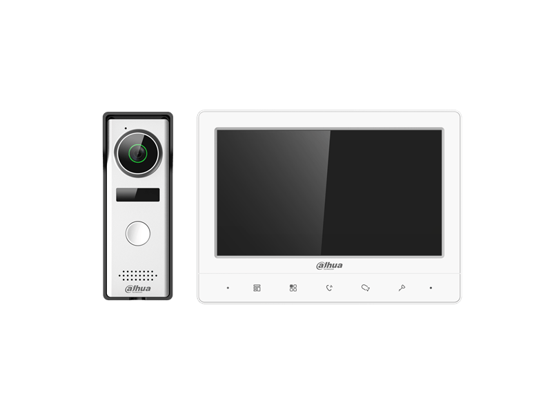 Dahua Analóg video kaputelefon szett 4 vezetékes - KTA02 (VTH1020J + VTO1000J)