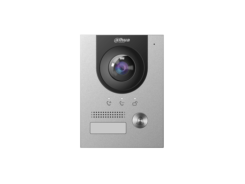 Dahua IP video kaputelefon - VTO2202F-P-S2 (kültéri egység, 2MP, IK07, IP65, audio, SD, RS485, I/O, 12VDC/PoE)