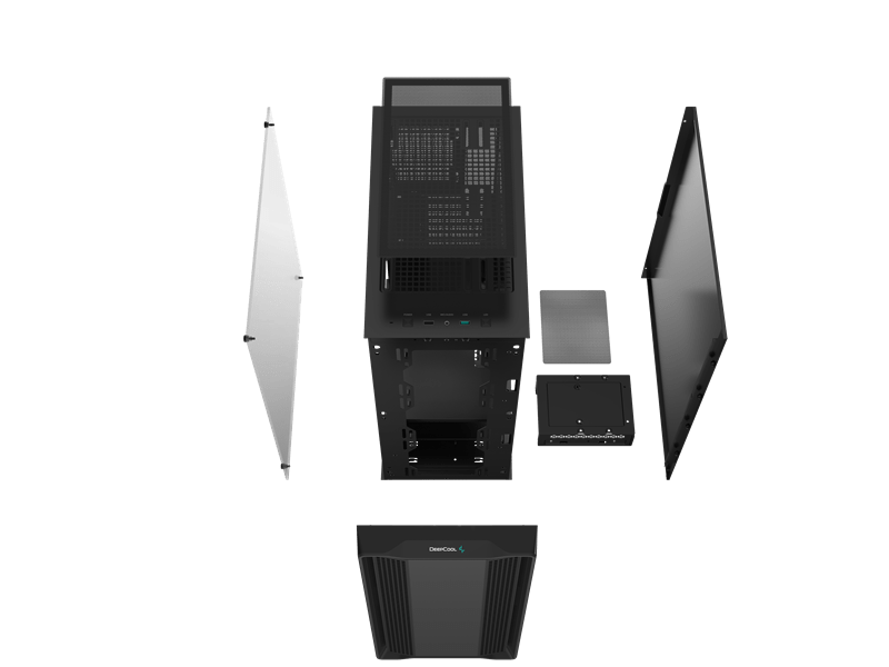 DeepCool CC560-Limited V2 Számítógépház, fekete