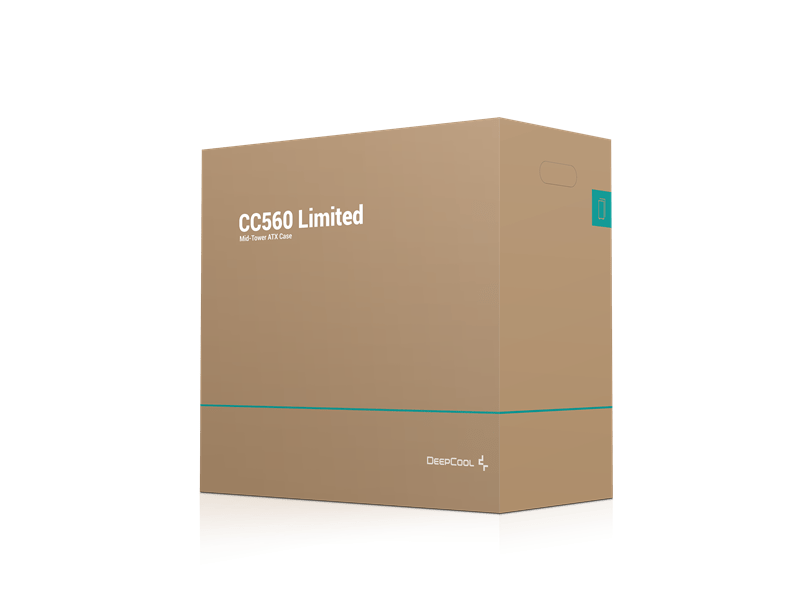 DeepCool CC560-Limited V2 Számítógépház, fekete