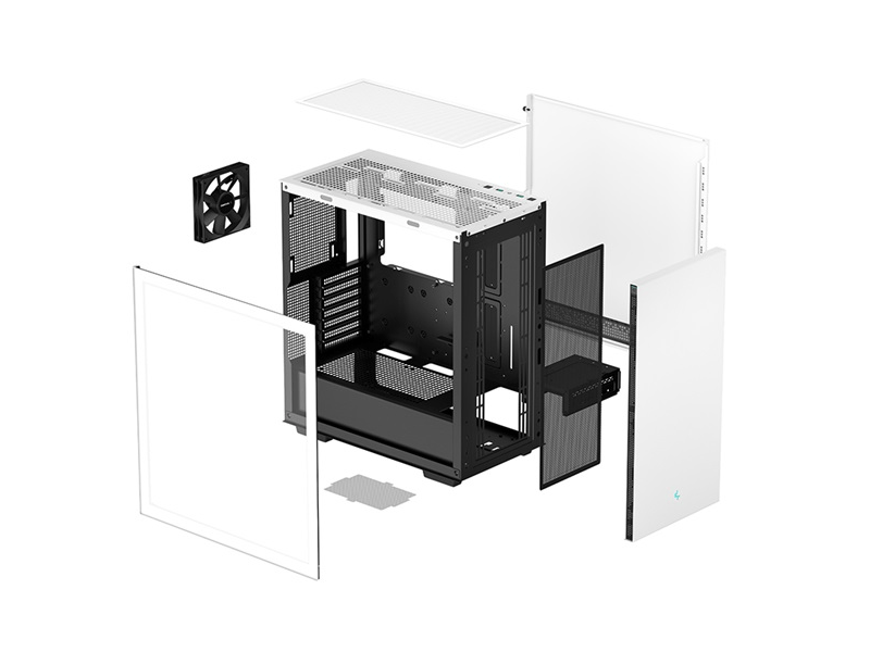 DeepCool CH510 WH Számítógépház, fehér