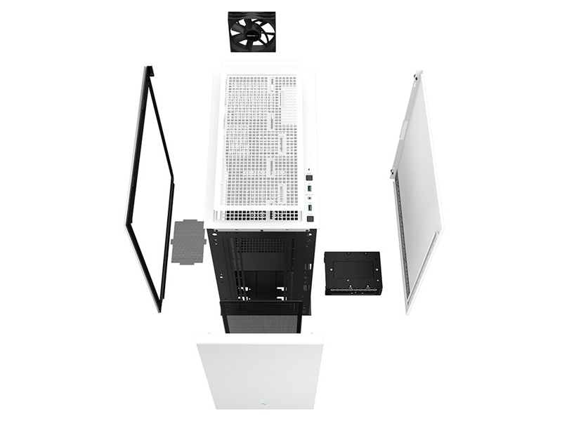 DeepCool CH510 WH Számítógépház, fehér