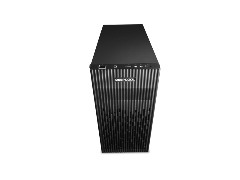 DeepCool Számítógépház - MATREXX 30 (fekete, fekete belső, ablakos, 1x12cm ventilátor, mATX, 1xUSB3.0, 1xUSB2.0)