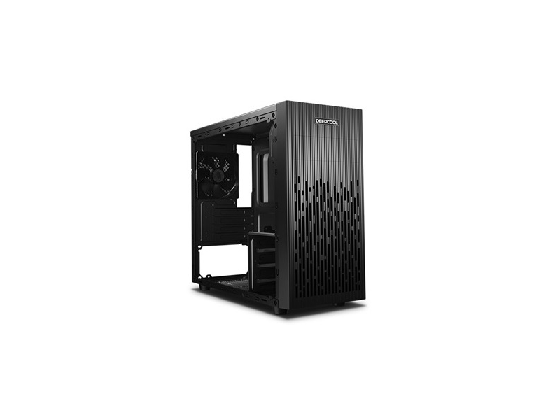 DeepCool Számítógépház - MATREXX 30 SI (fekete, fekete belső, 1x12cm ventilátor, Micro ATX/Mini-ITX, 1xUSB3.0, 1xUSB2.0)