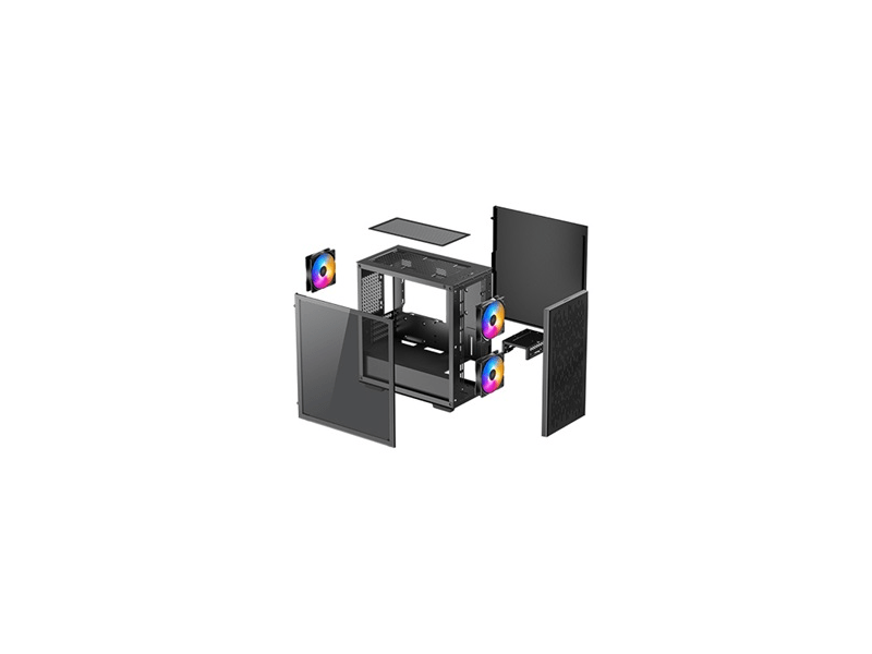 DeepCool Matrexx 40 3FS MicroATX Számítógépház