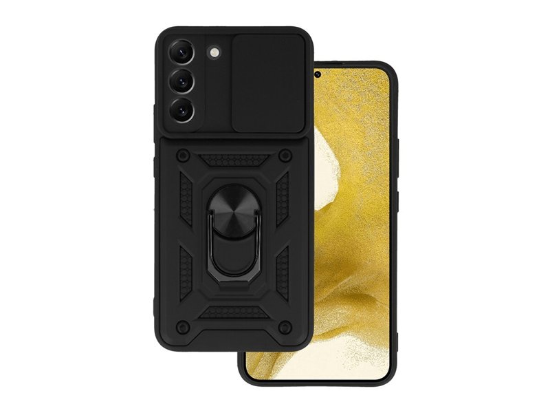 Gigapack Samsung Galaxy S22+ Defender szilikon telefonvédő tok, fekete (GP-136552)