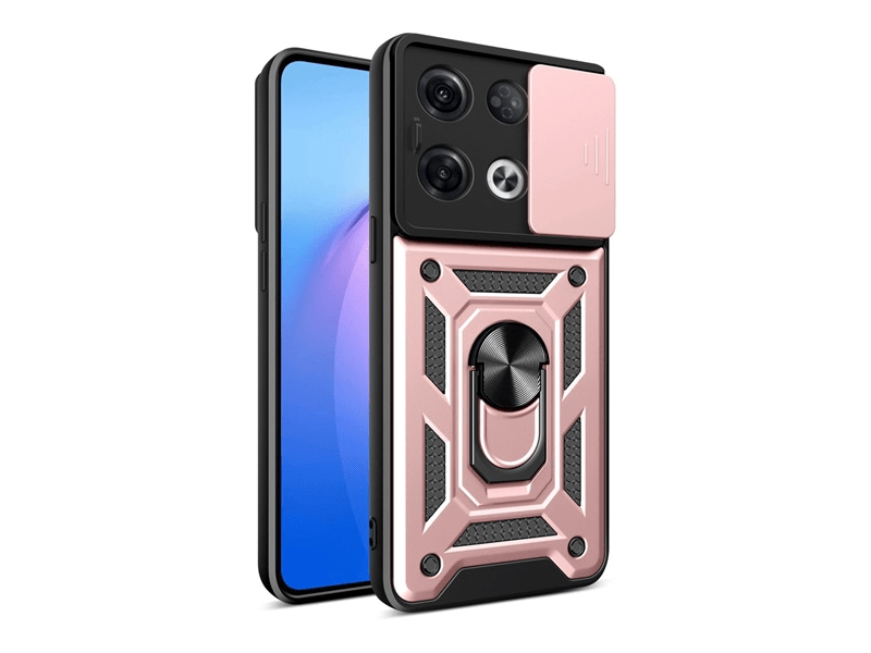 Gigapack Oppo Reno 8 Pro Defender szilikon telefonvédő tok, rózsaszín (GP-137653)