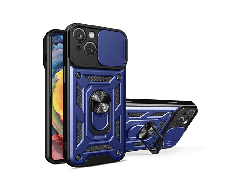 Gigapack Apple iPhone 14 Plus Defender telefonvédő tok, sötétkék (GP-135229)