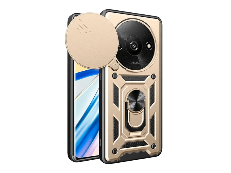 Gigapack Xiaomi Redmi A3 4G Defender szilikon telefonvédő tok, arany (GP-157527)