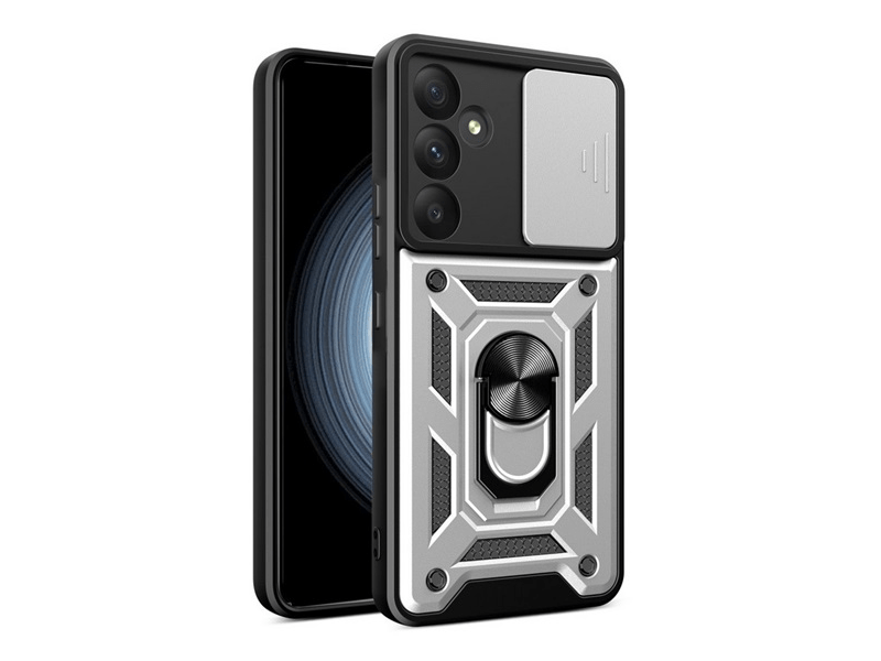 Gigapack Samsung A35 Defender tok, ezüst (GP-154321)