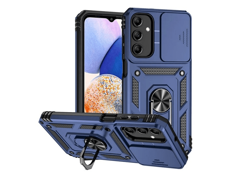 Gigapack Samsung Galaxy A15 Defender tok, sötétkék (154769)