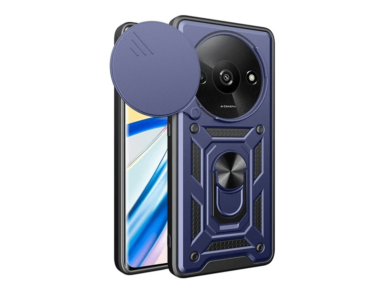 Gigapack Xiaomi Redmi A3 4G Defender szilikon tok, kék (GP-157542)