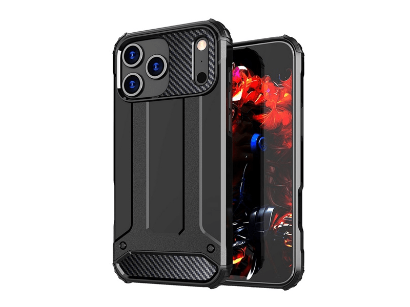 Gigapack iPhone 17 Pro Max Szilikon tok, fekete (GP-173260)