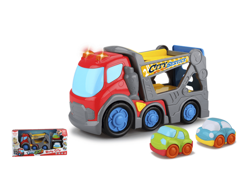 KiddyGo! Autószállító fény- és hangeffekttel, 31 cm (DHTS10359)