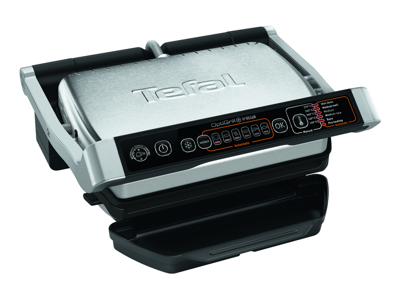 Optigrill mosható 30x20cm 1800W acél