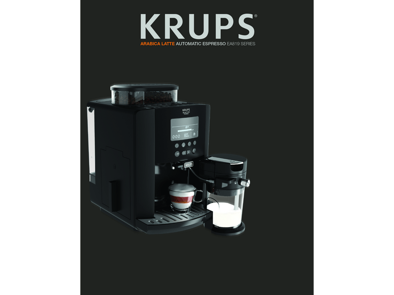 Krups EA819N10 Arabica Latte Automata kávéfőző