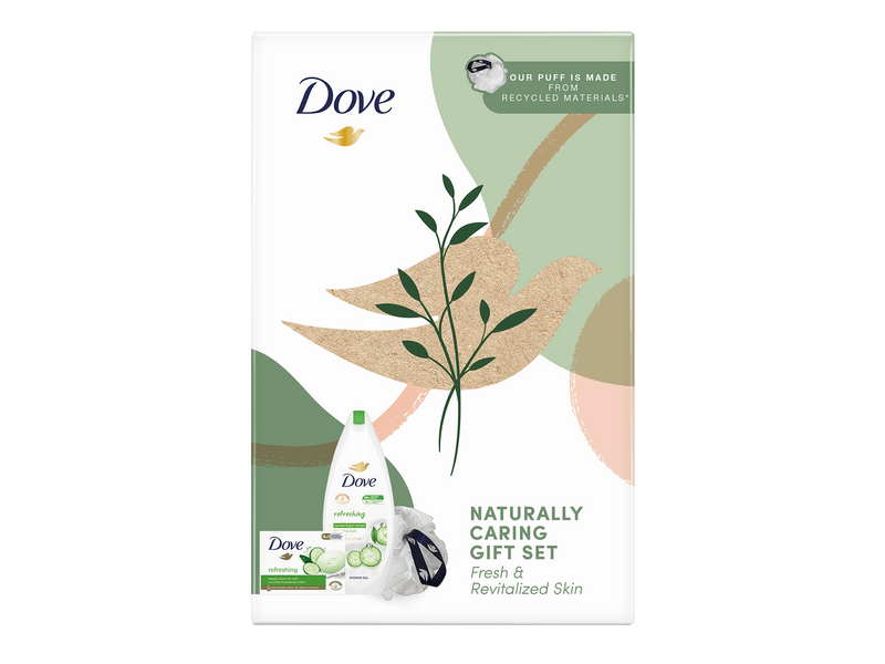 Dove Awakening ajándékcsomag mosható arctisztító korongokkal