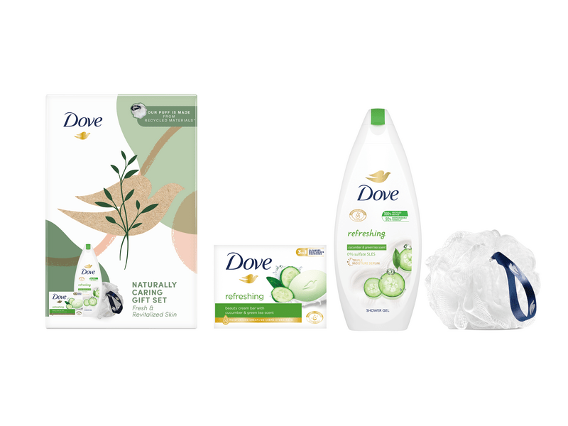 Dove Awakening ajándékcsomag mosható arctisztító korongokkal