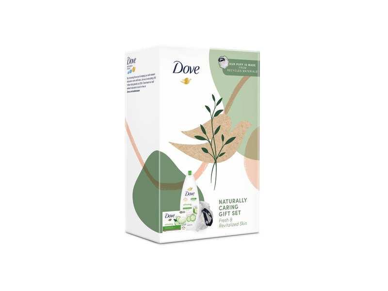 Dove Awakening ajándékcsomag mosható arctisztító korongokkal