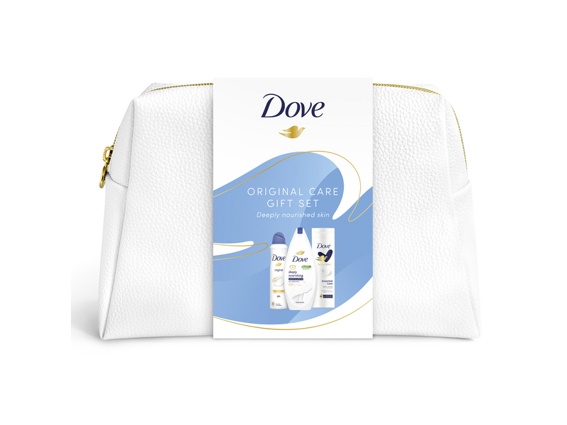 Dove Original Szépségápoló ajándékcsomag neszesszerrel