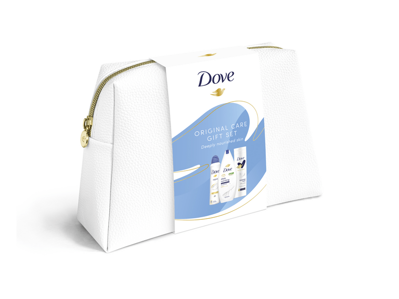 Dove Original Szépségápoló ajándékcsomag neszesszerrel