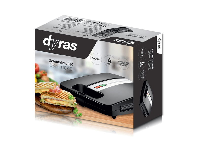 Dyras DSM-004B szendvicssütő