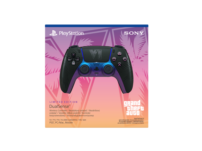PS5 DualSense Vezeték nélküli kontroller, GTA VI Black Limited Edition